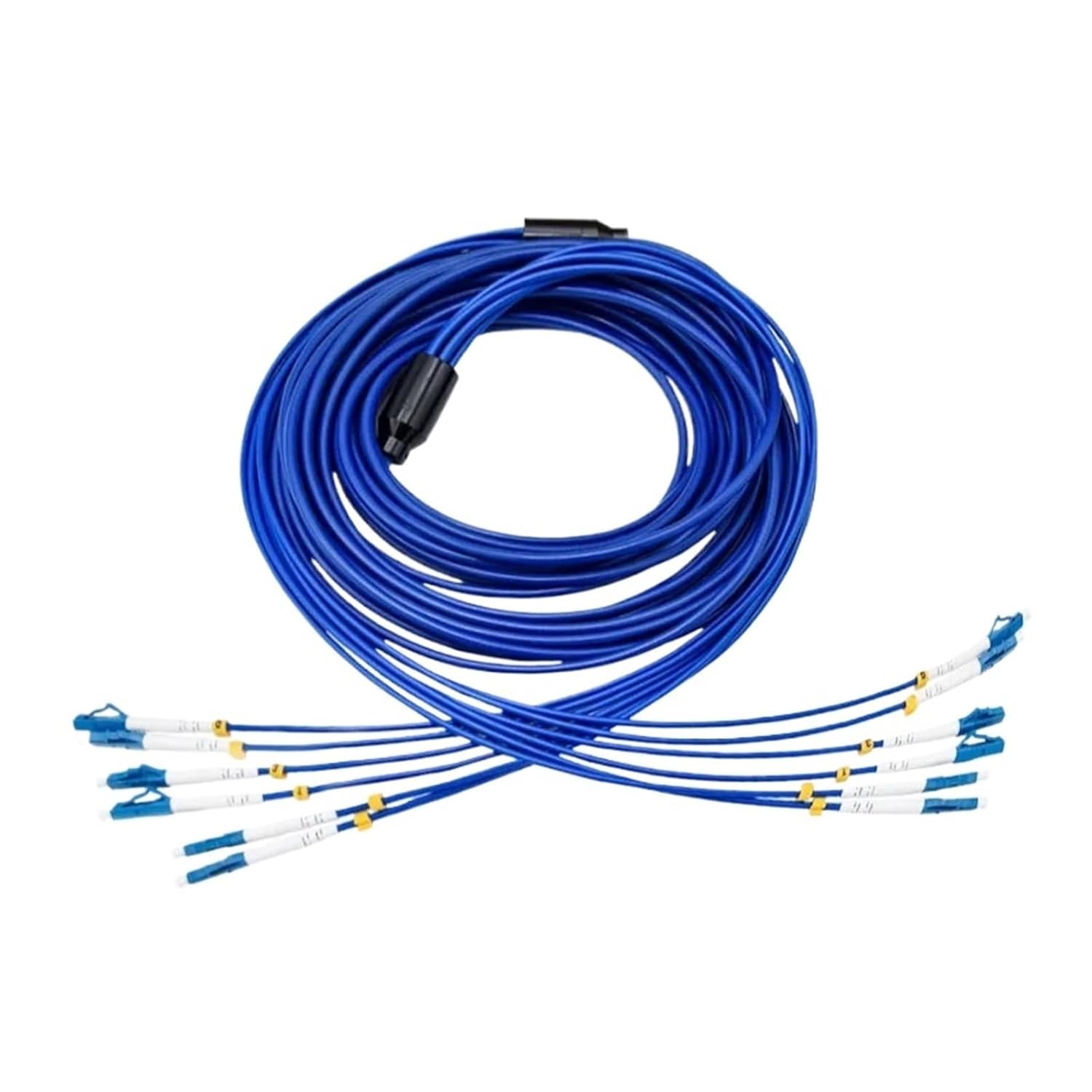 LC Armored Fiber Optic Cable, SC UPC, 4-core, 6-core, 8-core, Single Mode Fiber Patch Cord, 60m, 80m, 100m(4-core 4SC-4SC 100m)
