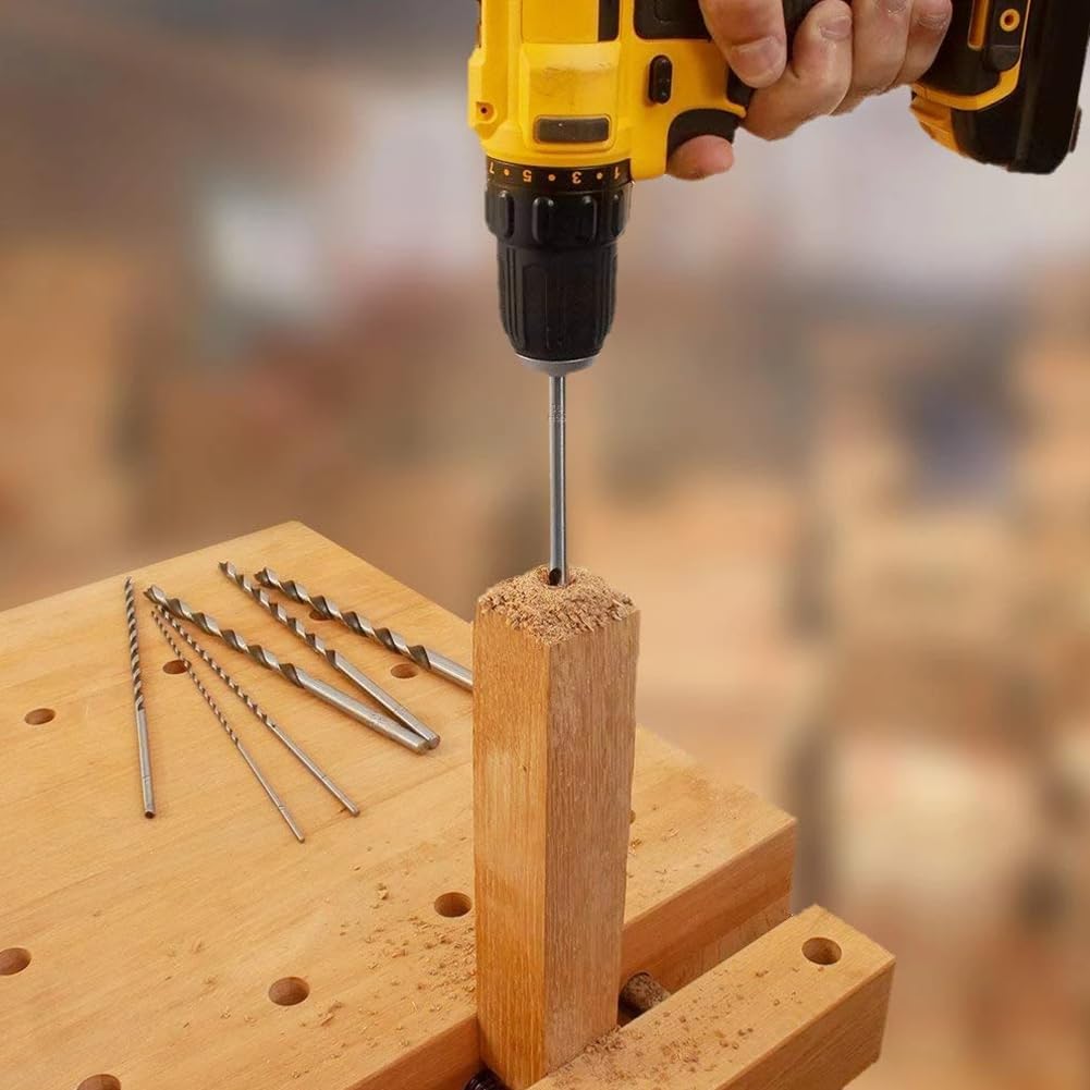Forets HSS extra longs de 300 mm, Broca para acier rapide, parfaits pour percer dans le métal, le bois ou le PVC, Tiges rondes, adaptées aux perceuses et aux outils manuels (12 mm)