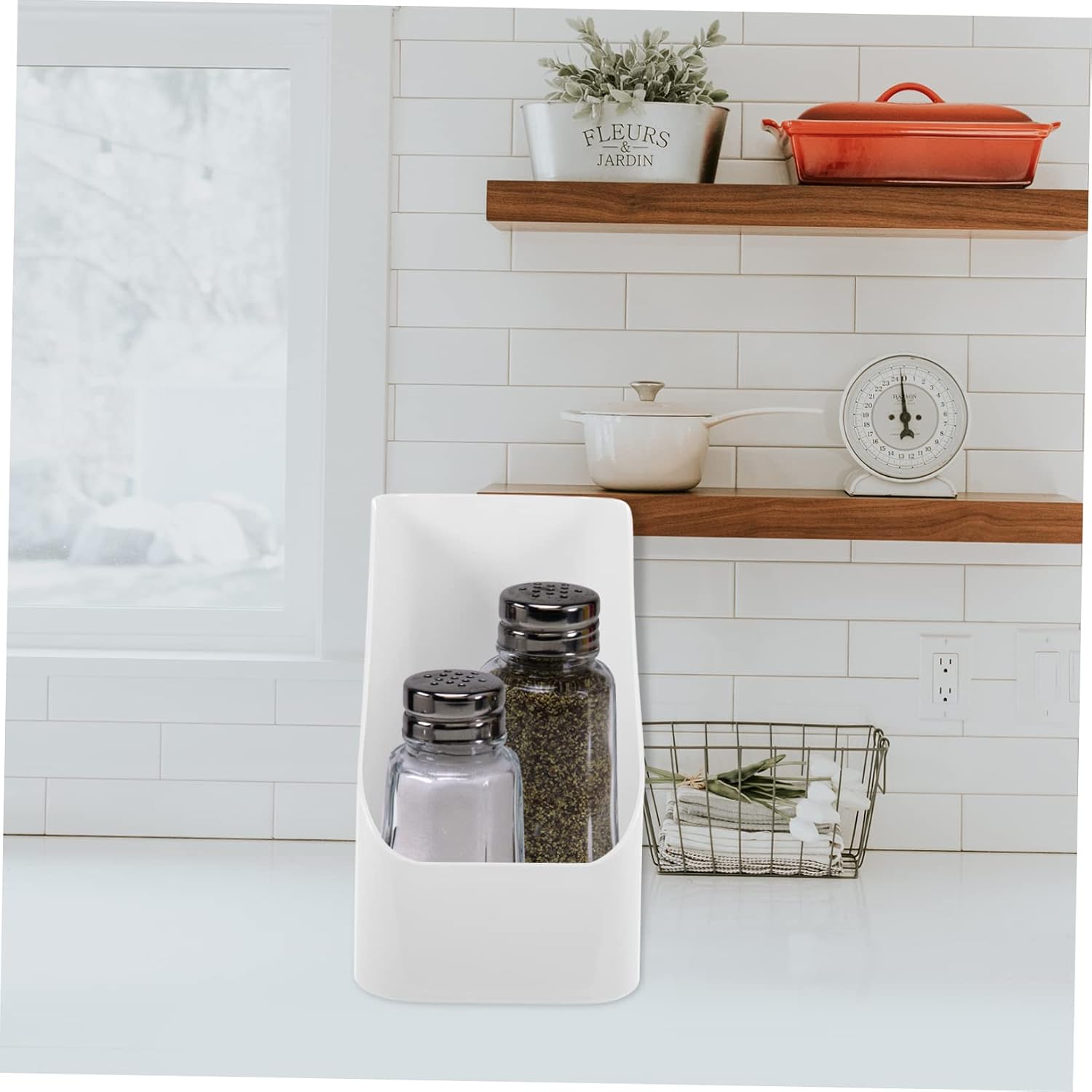 White PET Sugar Holder for Sweetener Packets, Table and Cafe Use