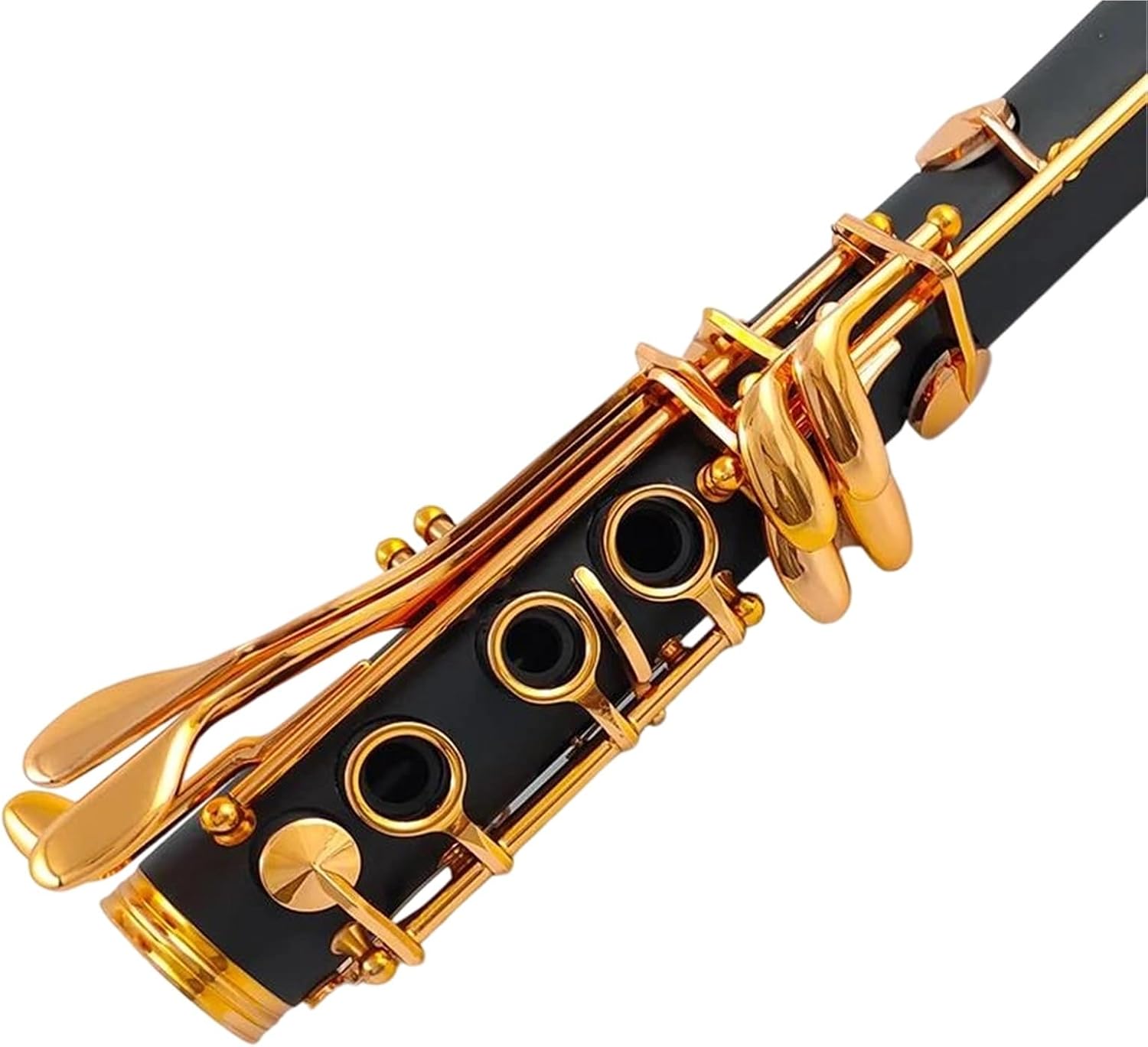 Clarinet for Adult Beginners Bb Clarinet Gold 17 Key Instrument
