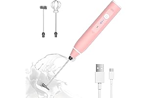 Classic Pink Electric Milk Frother