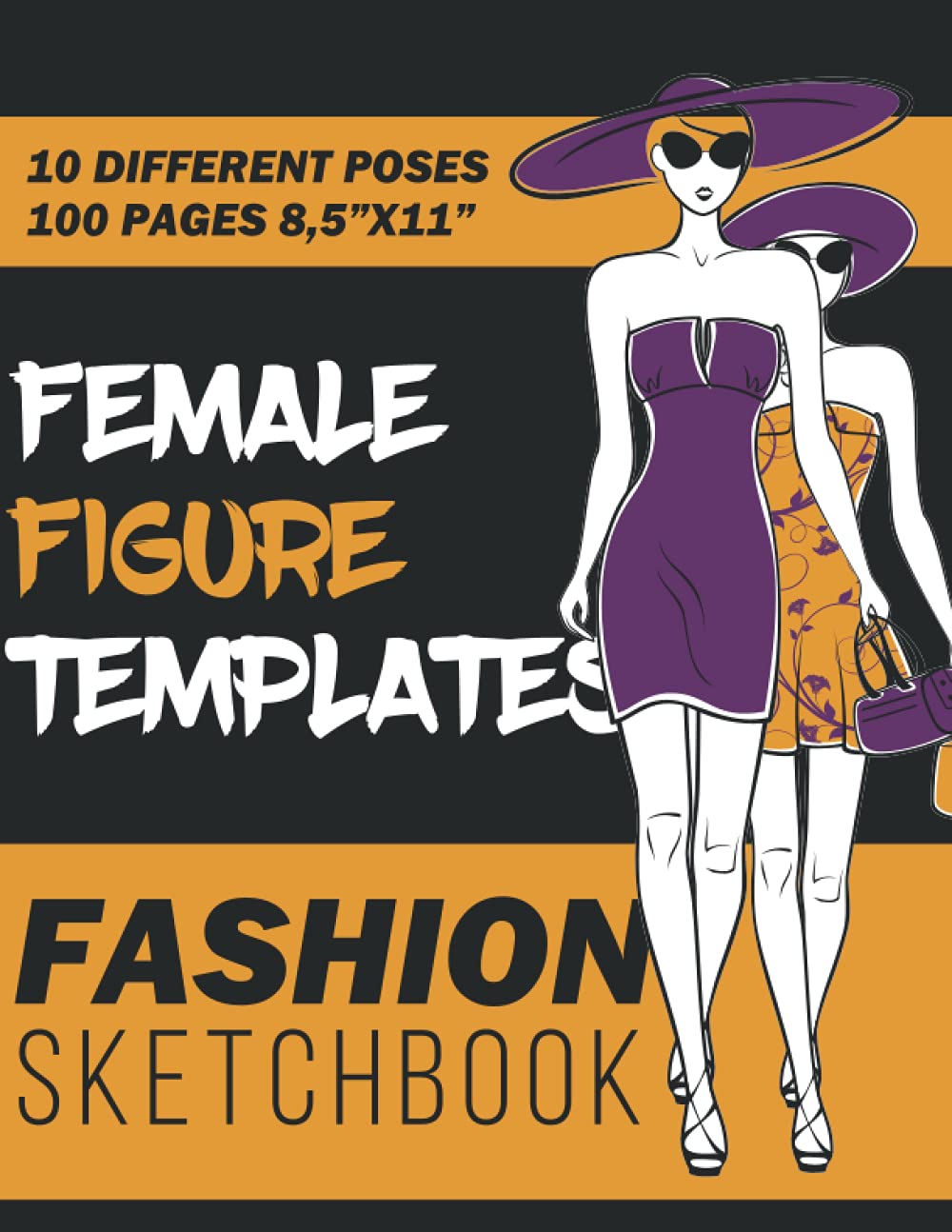 fashion design sketchbook: fashion design sketchbook for adults, women, a sketchbook for artists, Designers & Fashionistas | A4 size | Perfect gift ... For Sketching Your Fashion Design Styles
