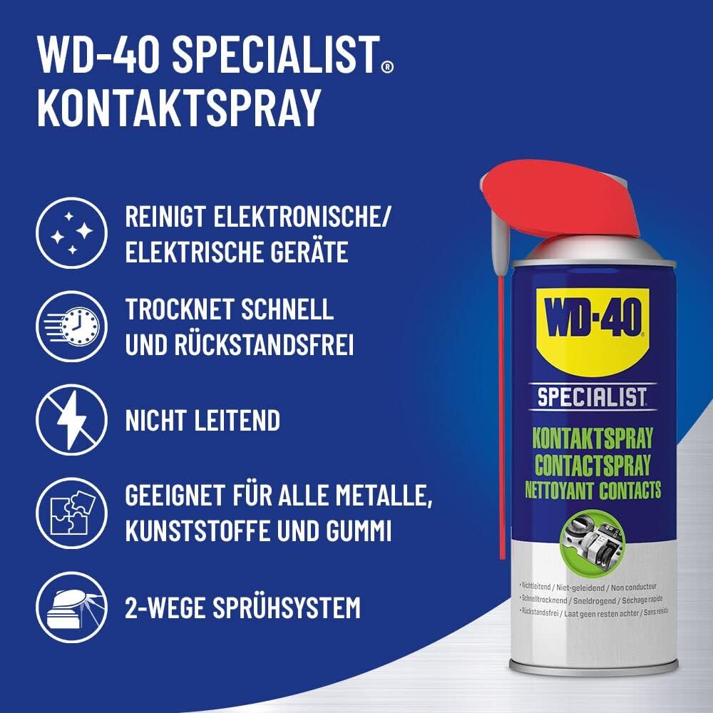 WD-40 Specialist Kontaktspray Smart Straw 6x300ml