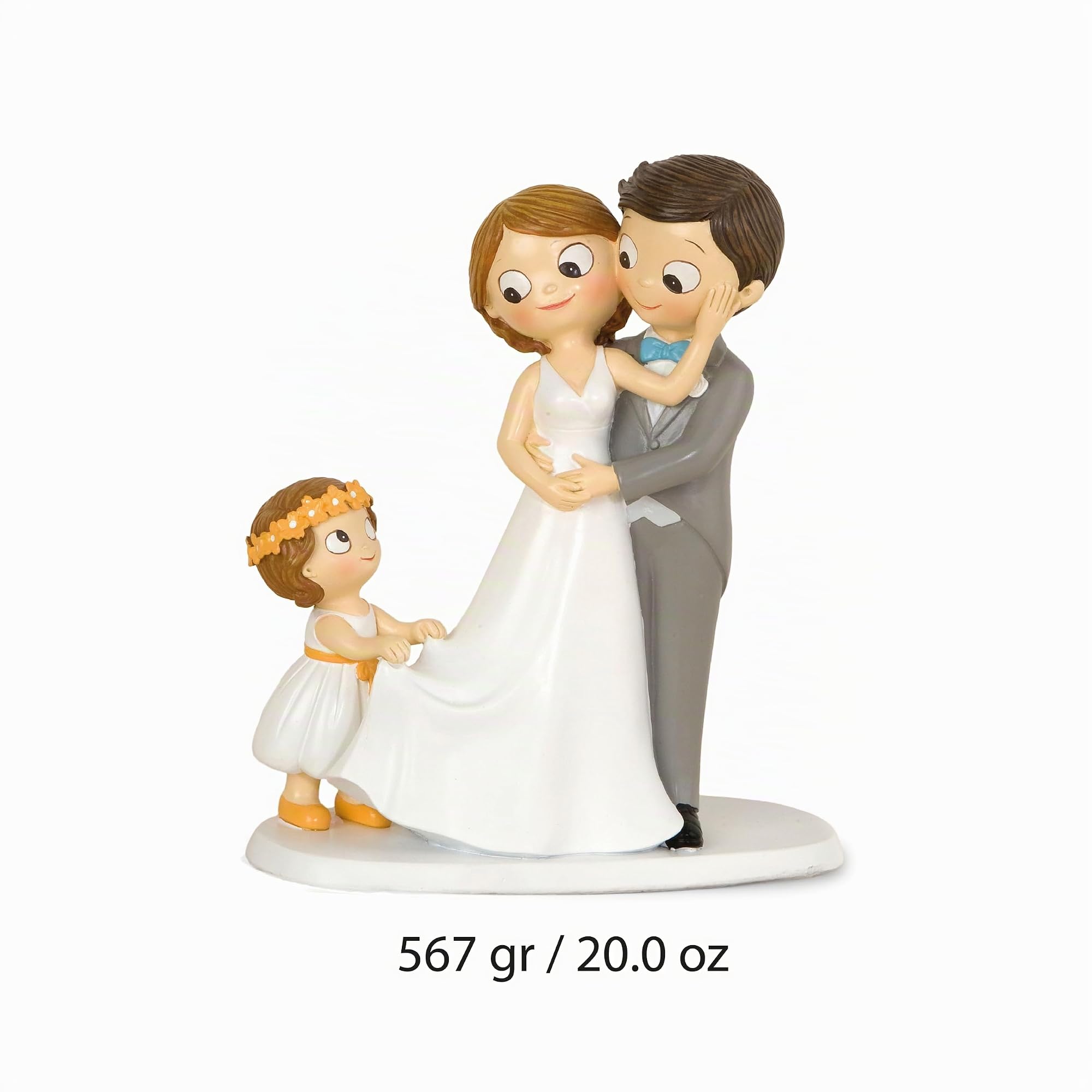 Mopec figure cake, Grey, 8,6 x 18,8 x 21,4 cm