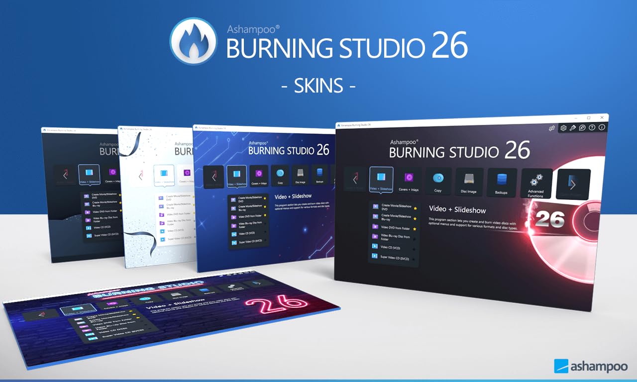Burning Studio 26 - Brennen, Kopieren, Sicher, Rippen - der Multimedie Alleskönner für Windows 11, 10