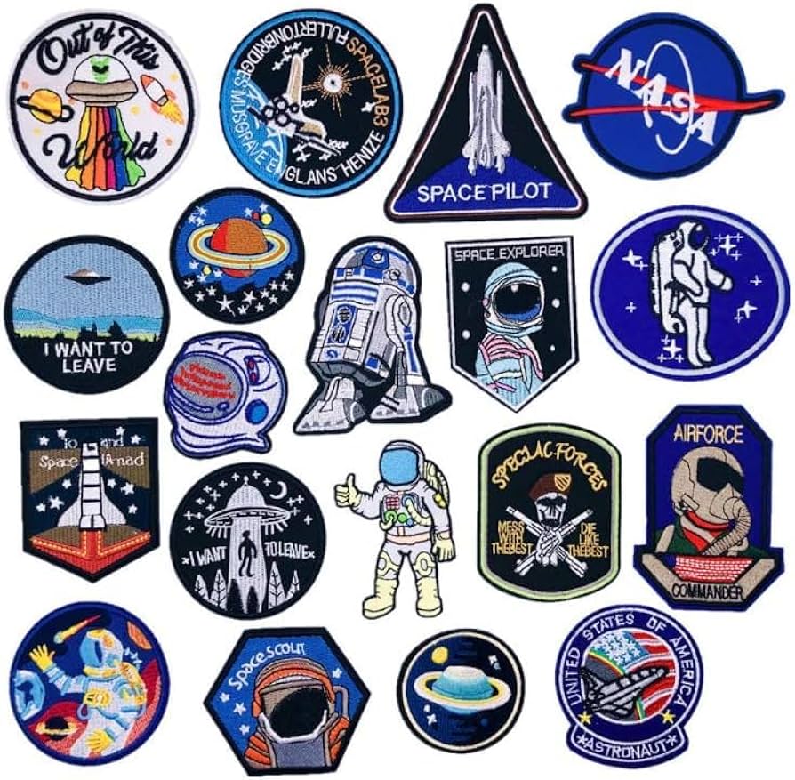 可愛い ワッペン アップリケ レトロ ザリガニ ロボット ロケット 電車 船 Disney ワッペン ロケット UFO アイロン接着 入学 入園 かわいい