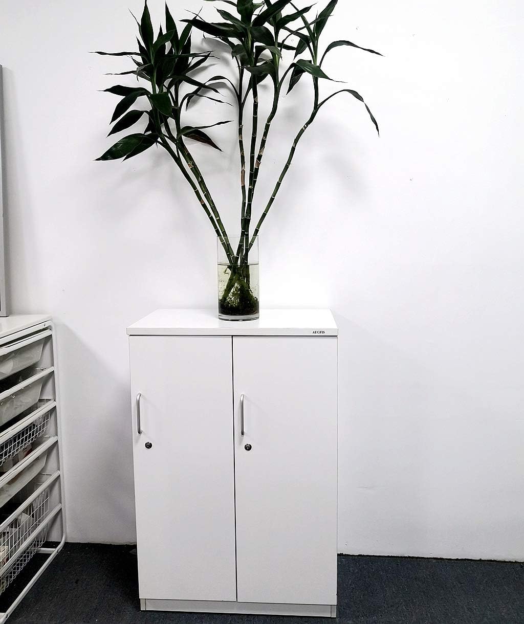 Office Furniture Wood High White Multifunctional Cabinet