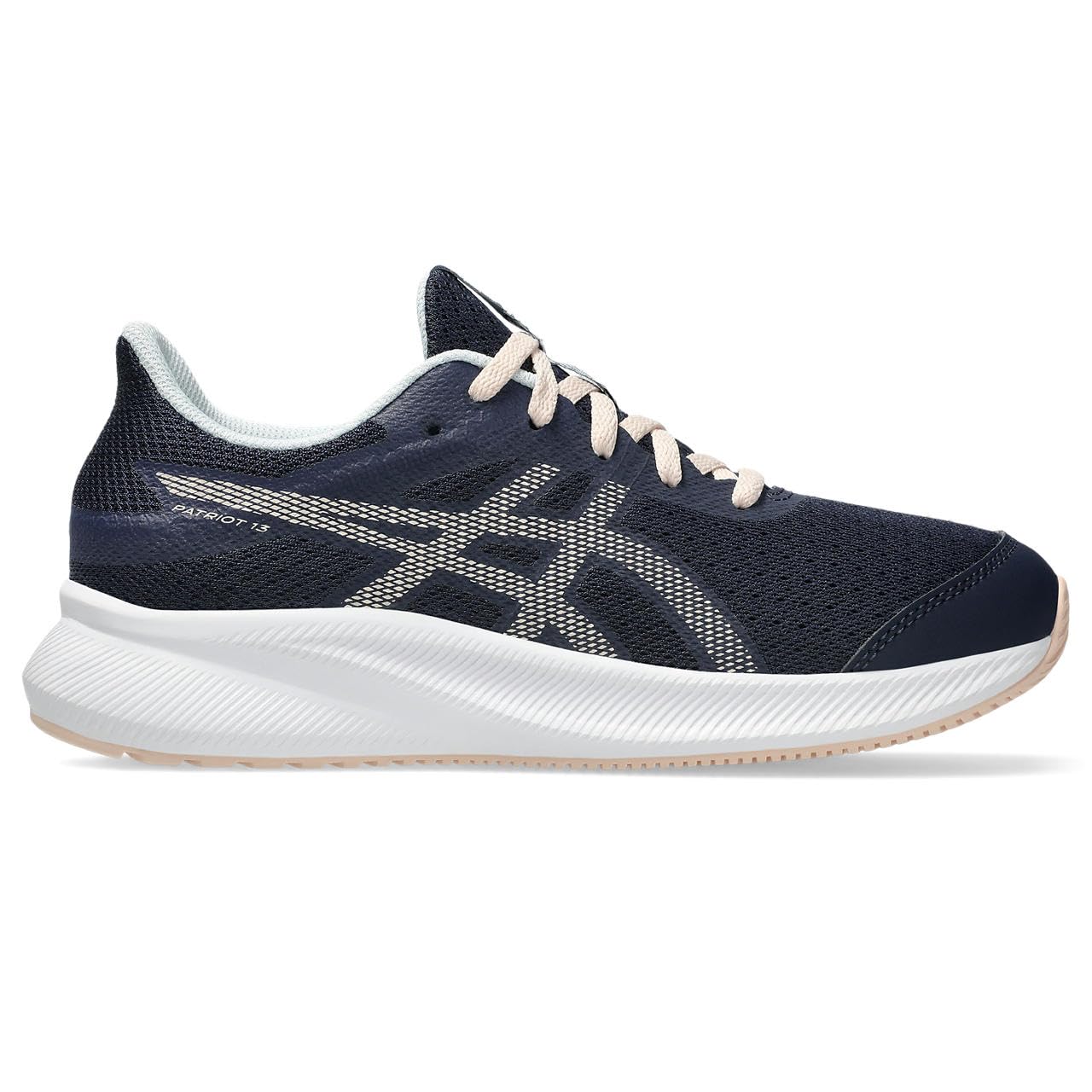 ASICS Patriot 13 Gs Laufschuhe Neutralschuh Kinder dunkelblau - Midnight/Pearl pink 39