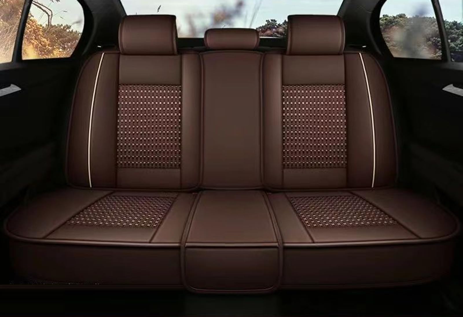 Coperchi di sedili Copertura Completa, coperture per sedili per Auto Impermeabili a Protezione per sedili automobilistica per sedili automobilistici.,A