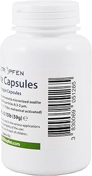 Zeolite 120 Capsules | Clinoptilolite 94% ±3 | 3X Activated