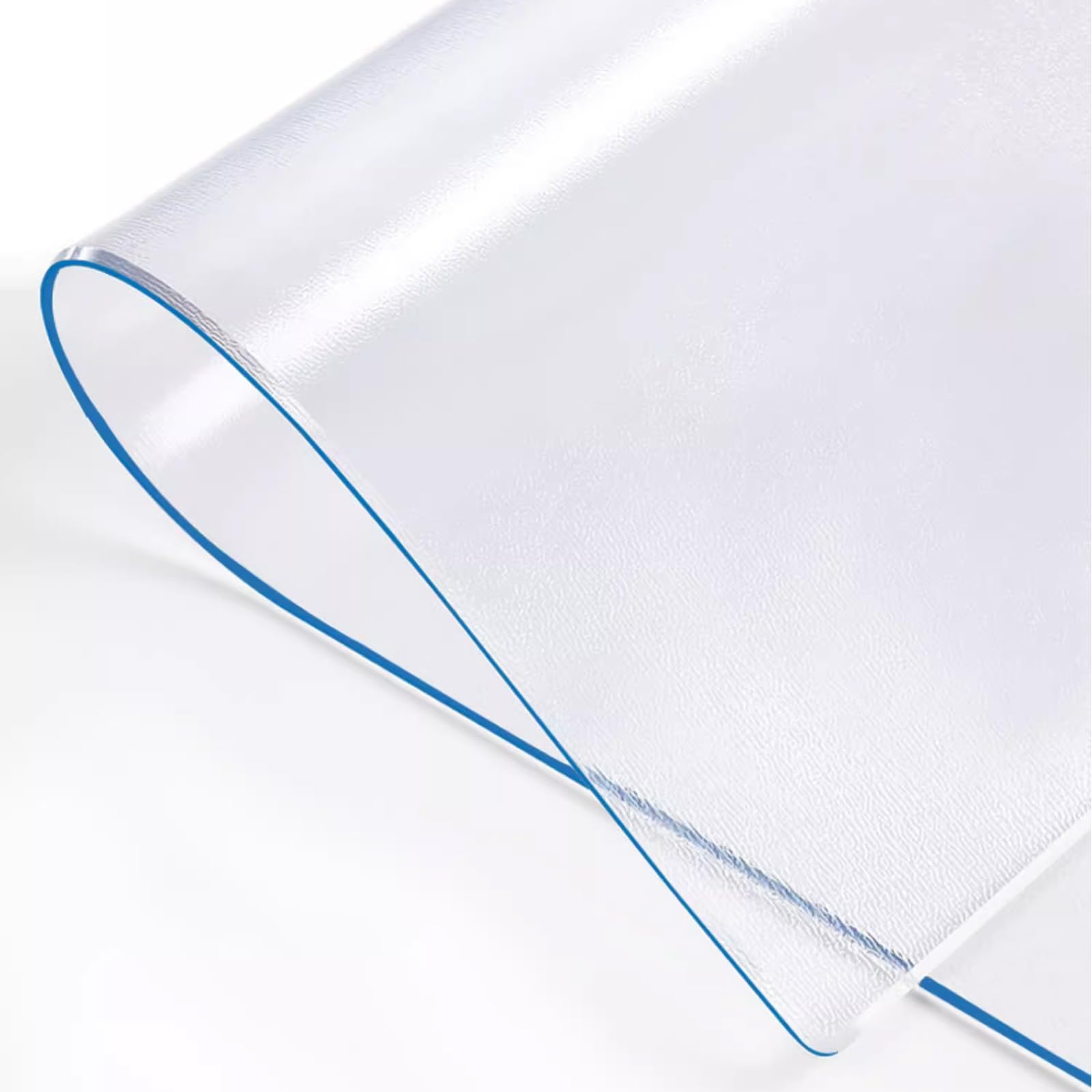 WANGTIAN Pellicola Protettiva Trasparente per scrivania in PVC Satinato, Pellicola Protettiva Trasparente per scrivania da 1,2 mm, Adatta per uffici, tolette, comodini, Computer (60x130 cm/24x51 poll