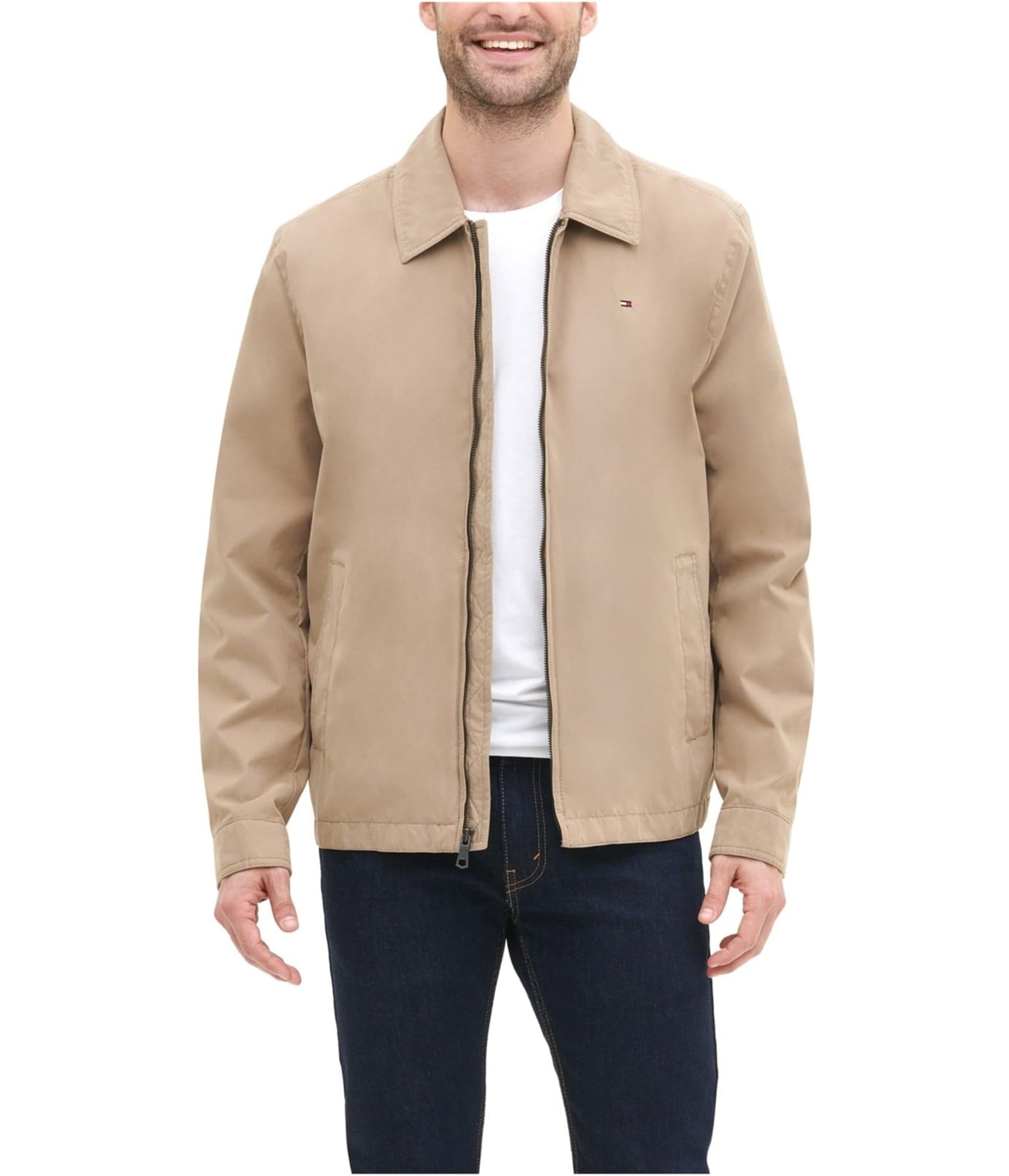 Mens Lightweight Microtwill Golf Sport Coat