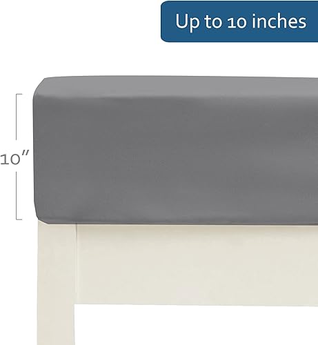 Miniatura 5 de Sábanas para cuna de 31 x 75 pulgadas (solo sábana), sábana bajera para cuna, ultra suave y transpirable, ajuste cómodo para colchón estrecho de