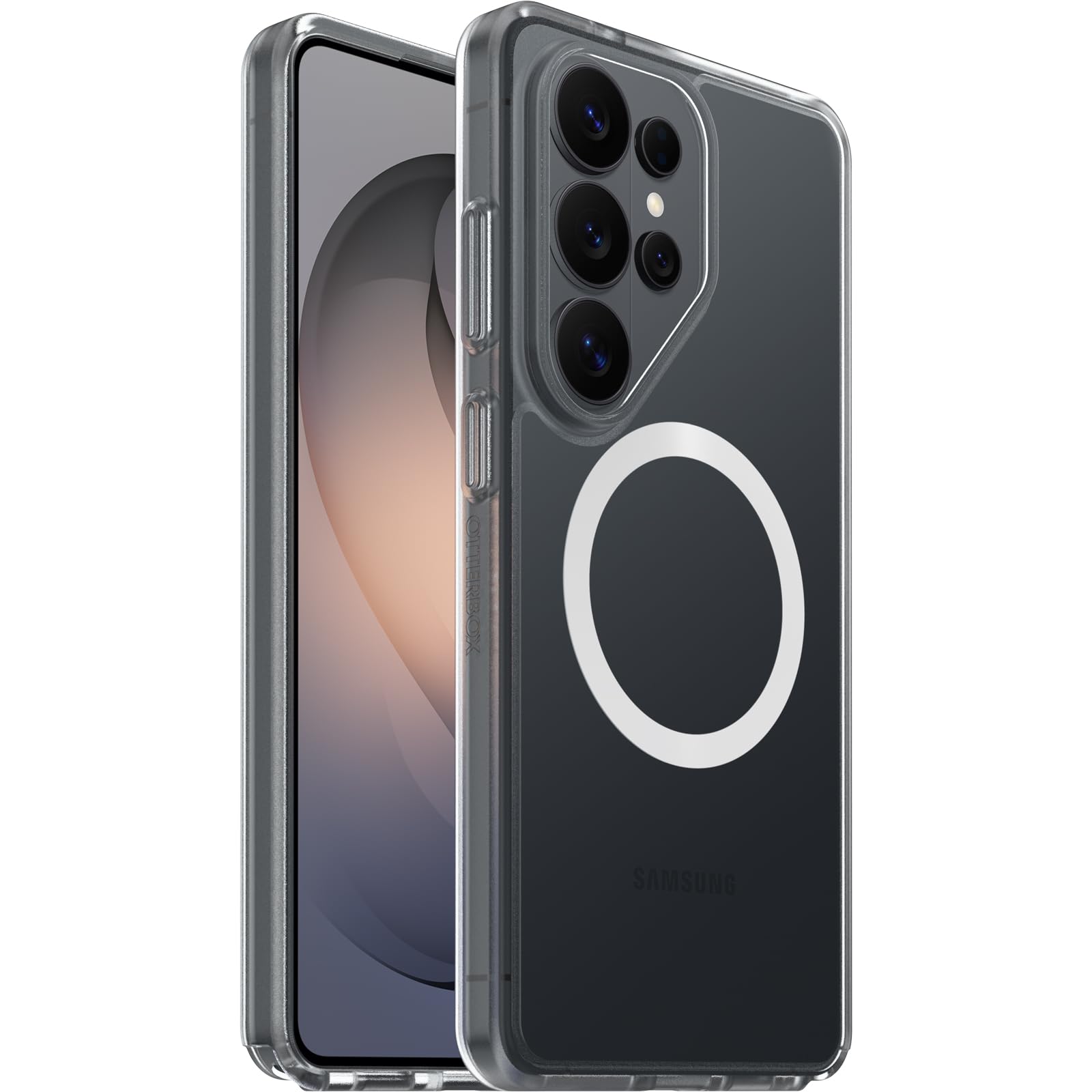OtterBox React Series Case with Magnets for Samsung Galaxy S26 Ultra, Shockproof, Drop proof, Ultra-Slim, Protective Thin Case, Tested to Military Standard, Clear
