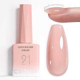 CANNI Builder Nail Gel, Nude Pink Builder for Nails Strengthener Gel Thickening Extension for Beginners DIY Home Salon Manicure