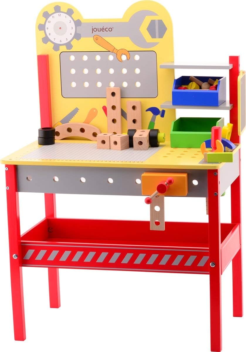 80078 Workbench with Tools, Multicoloured