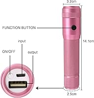 Vista 6 de AMKI Látigo de fibra óptica LED recargable de 6 pies, 360 giratorios, 360 efectos de modo, súper brillante, juguete de baile, ideal para fiestas