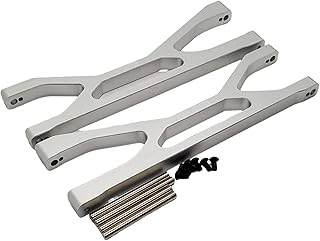 NHX RC Aluminum Front/Rear Up Suspension Arms - Silver for Traxxas 1/5 X-MAXX