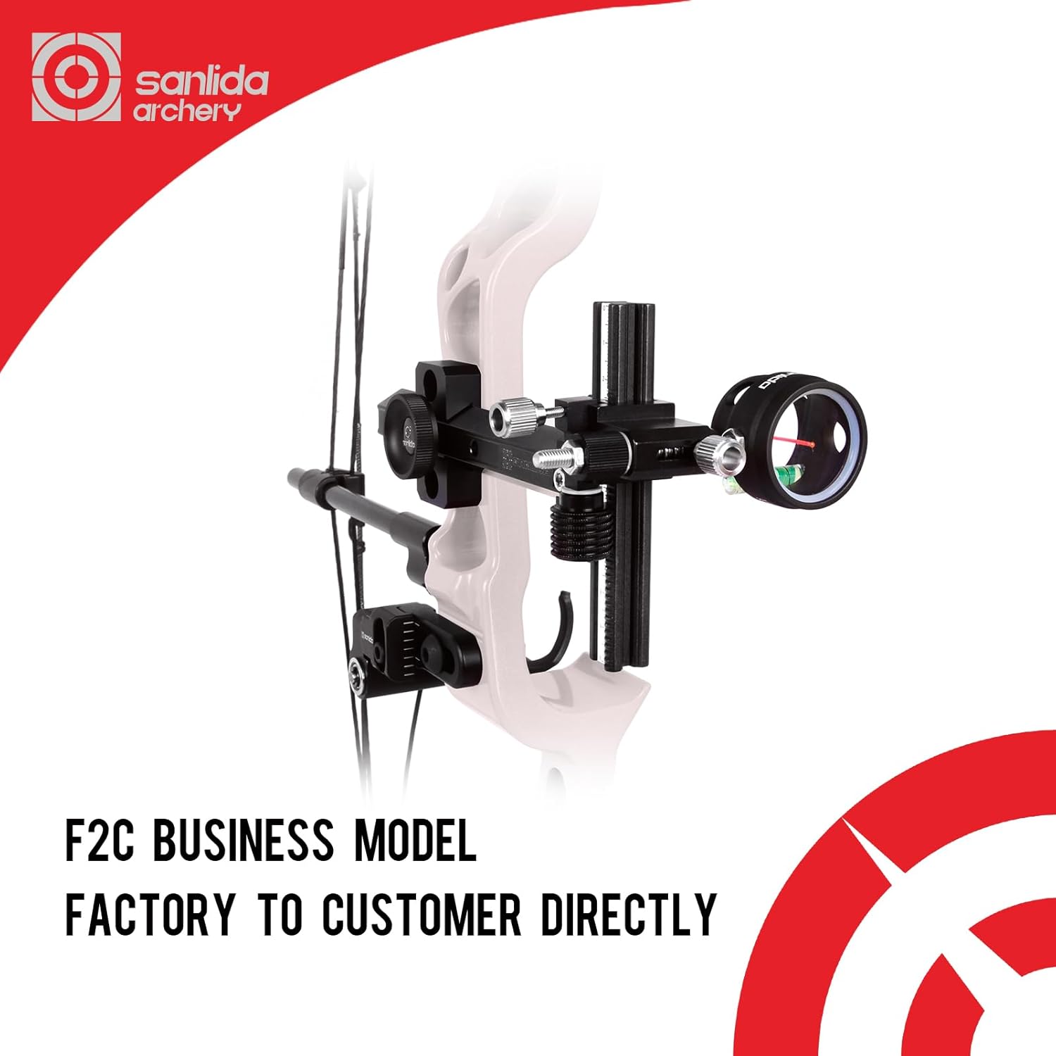 Sanlida Hero X8 Junior Professional- Grade Standard Target Compound Bow and Arrow Kit with Target Accessories for Competition for Juniors, Youths, Ladies/Limited Life-time Warranty/14-60Lbs