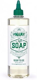 Dynamic Color Co- Green Soap Tattoo - Premium Soft Green Soap for Tattooing, Piercing Artists Medical Prep, Ready to Use, Made in USA, Not from Concentrate, 16 oz Bottle (16 oz)