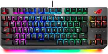 け*た様 ASUS ゲーミングキーボード X802 STRIX SCOPE 【赤 Amazon.co.jp: ASUS ゲーミングキーボード X802 STRIX SCOPE TKL/RD/JP