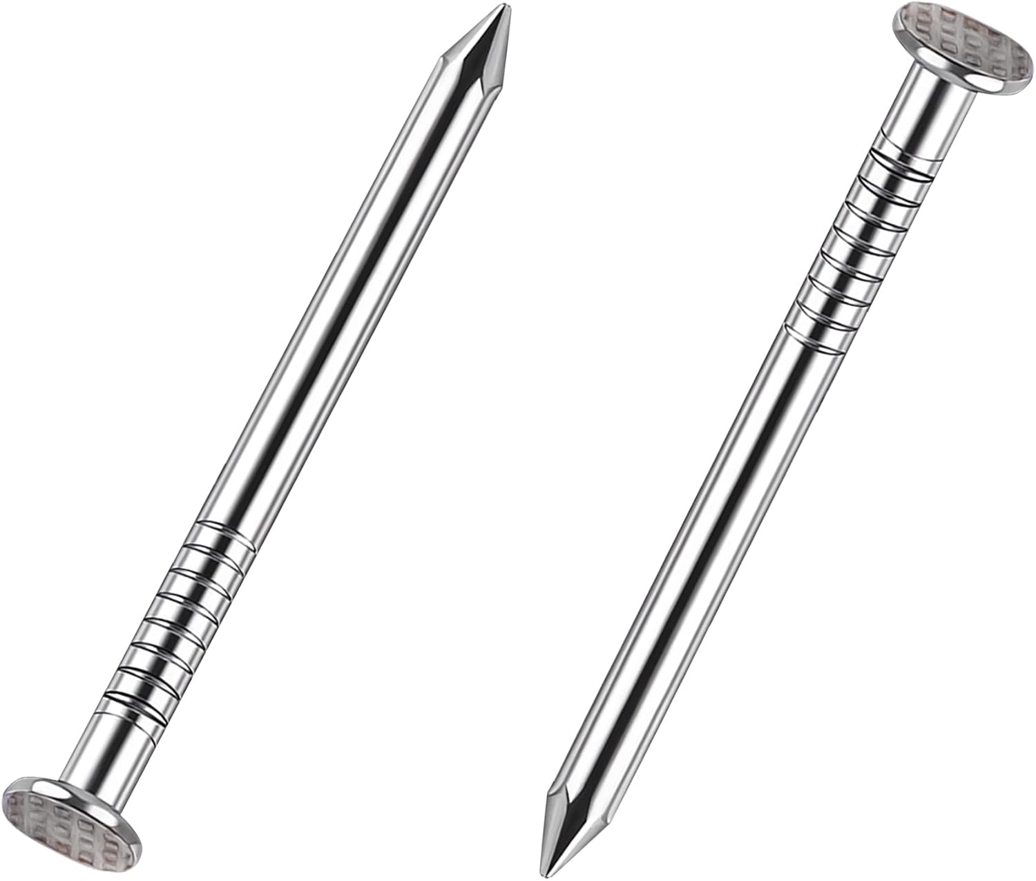 OMOTOOL Pack of 100 304 stainless steel nails, picture hanging nails, wall nails (30 mm)
