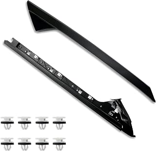 A-Pillar Molding Trim Kit Compatible with 2011-2019 Ford Explorer Left Driver Side Outer & Inner Windshield Molding Trim Replace BB5Z-7803145-AA 926-450 BB5Z-7803137-AA BB5Z-7803137-AB BB5Z-7803137-BA