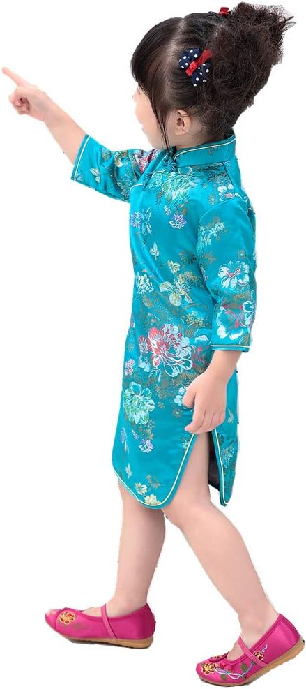 Hooyi DRESS ベビー・ガールズ US サイズ: 6L カラー: ブルー