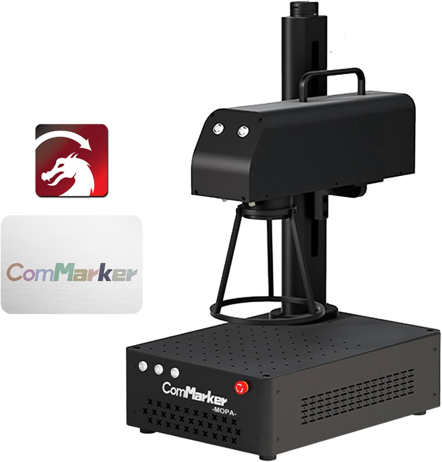 ComMarker B4 60W JPT Mopa Fiber Laser Engraving Machine, Engraving Machine for Gold, Silver, Stainless Steel, Metal and Some Non-Metal Fibre Laser Marking Machine