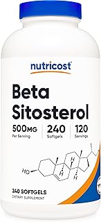 Nutricost Beta Sitosterol 240 Softgels, 500mg - GMO Free, Gluten Free Supplement, 120 Servings