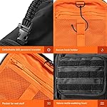 Fitdom Tactical Hanging Toiletry Bag Dopp Kit For Men & Women. Perfect For Travel & Storage for Cosmetic, Clipper, Toothbrush, Shower, Shaving & Grooming Care. Best Overnight Toiletries Organizer Case - Image 4
