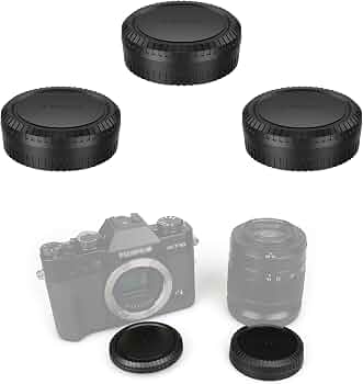 Amazon.com : JJC Body Cap & Rear Lens Cap Cover for Fujifilm X