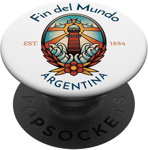 Fin del Mundo Lighthouse Argentina PopSockets Standard PopGrip
