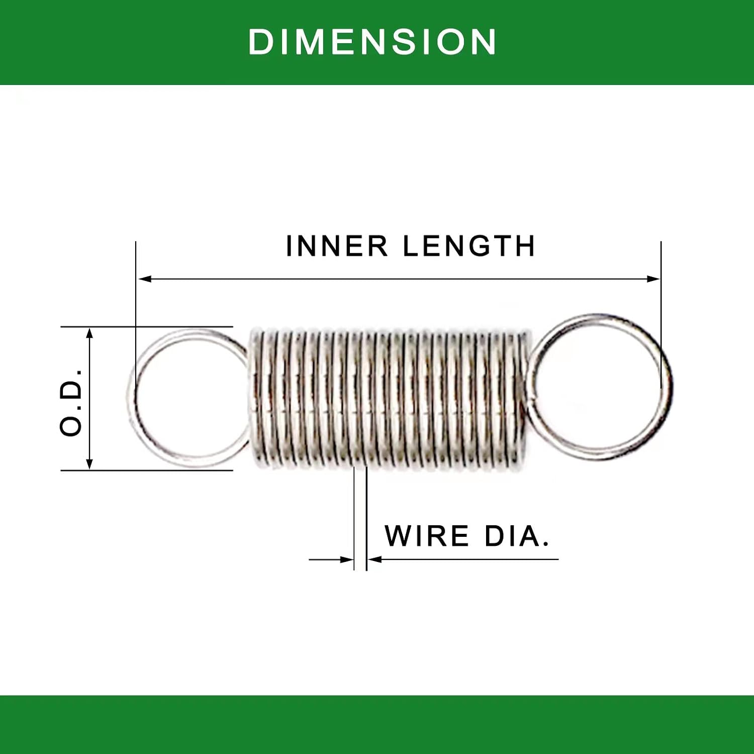 Extension Spring | NEWST Spring Assortment Set | Stainless Steel Small Extension Springs | 15 Different Sizes 150 Piece Springs Assortment Kit