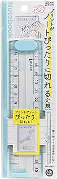 Amazon | クツワ 定規 ノートぴったりに切れる定規 ミント 5個パック