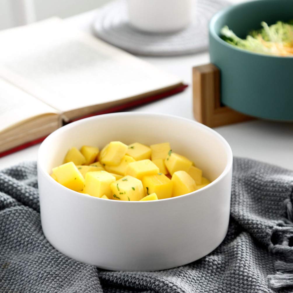 Porzellan-Nudelschalen, Keramik-Salatschüssel, Suppenschüsseln für Nudelsalat, Obst, Müsli-Suppe