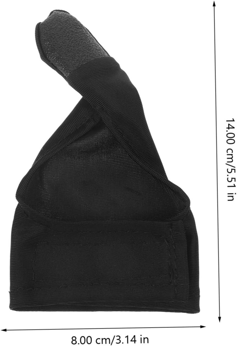 Bowling Thumb Protector Gloves Abrasion-Resistant Flexible Thumb Cover Lightweight Cloth Bowling Gloves for Competition and Home Use Shock-Absorbing Design
