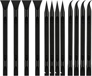 16 PCS Carbon Fiber Plastic Scrapers Tool, Non-Scratch Scraper Tool, Multi-Purpose Pen-shaped Plastic Scrapers, Detailing Crevice Cleaning Tools for Kitchen, Crevices, Stains, Narrow Space