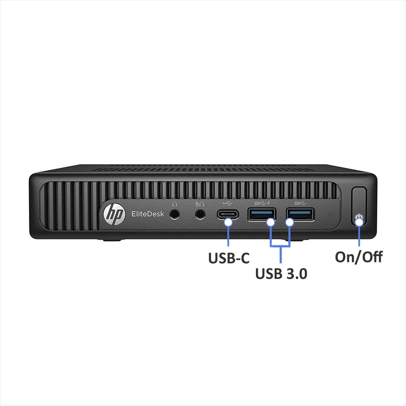 Nuwo Mini Pc EliteDesk 800 G2 Computer Fisso Completo Desktop Intel Core i3, SSD 240GB, RAM 4GB, Windows 11 Pro, Computer PC Home Office Pronto all’uso (Ricondizionato)