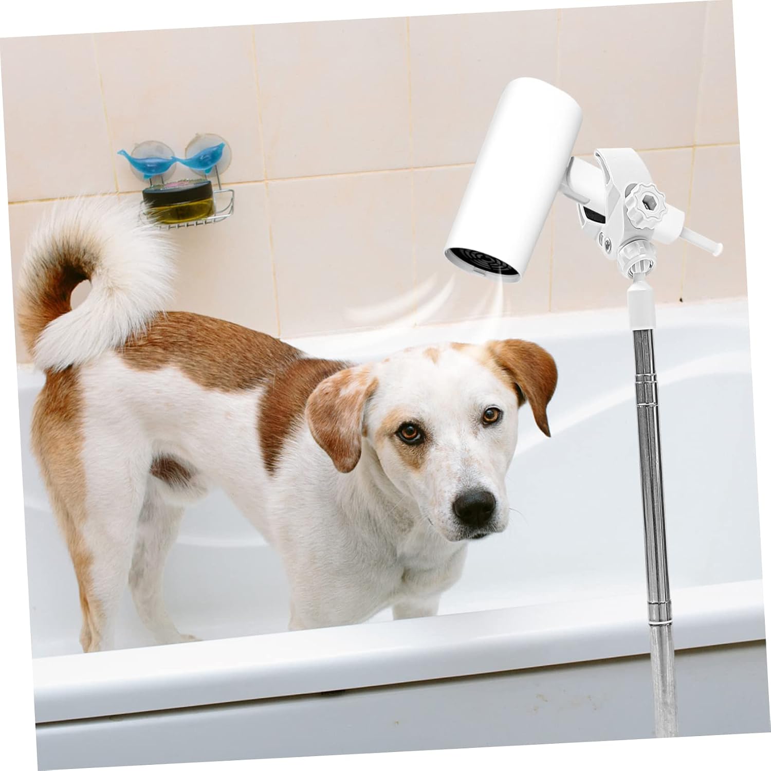 Pet Grooming Hair Dryer Stand Holder Blower Fixator for Dogs and Cats Compatible with Hair Dryers Easy to Install and Design