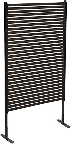 Pantalla decorativa de privacidad con soporte, 3 pies de ancho x 5/6 pies de alto, pantallas de privacidad y paneles independientes para interiores