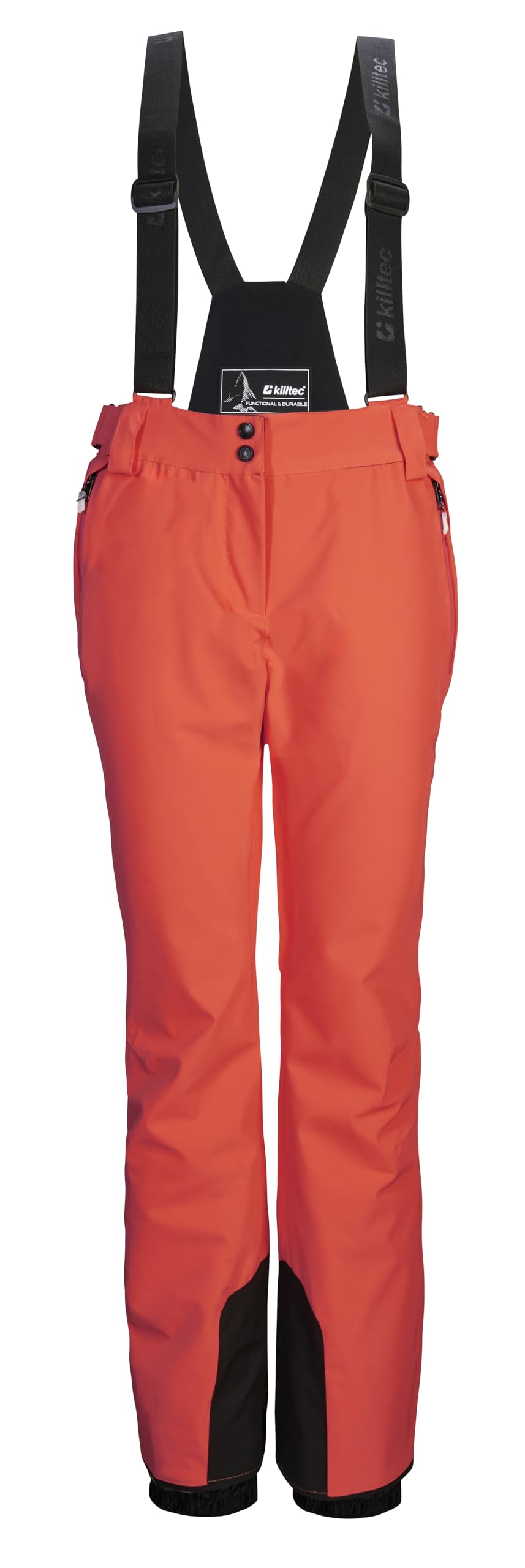 Killtec Damen Skihose/Funktionshose mit abnehmbaren Trägern, Kantenschutz, Schneefang und Beinventilation Ksw 61 Wmn Ski Pnts
