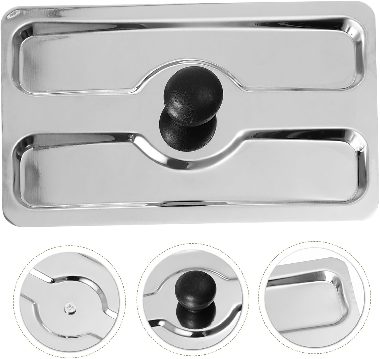 Stainless Steel Toaster Cover for Automatic Bread Makers Metal Toaster Lid Protector for Kitchen Appliances Fits Most Wide Slot Toasters Safety Baking Tool Accessory
