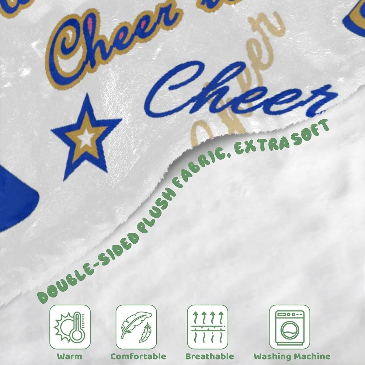Custom Cheer Blanket Hoodie for Kids Cheerleading Wearable Blanket Hoodie Cheerleader Customized Hoodie