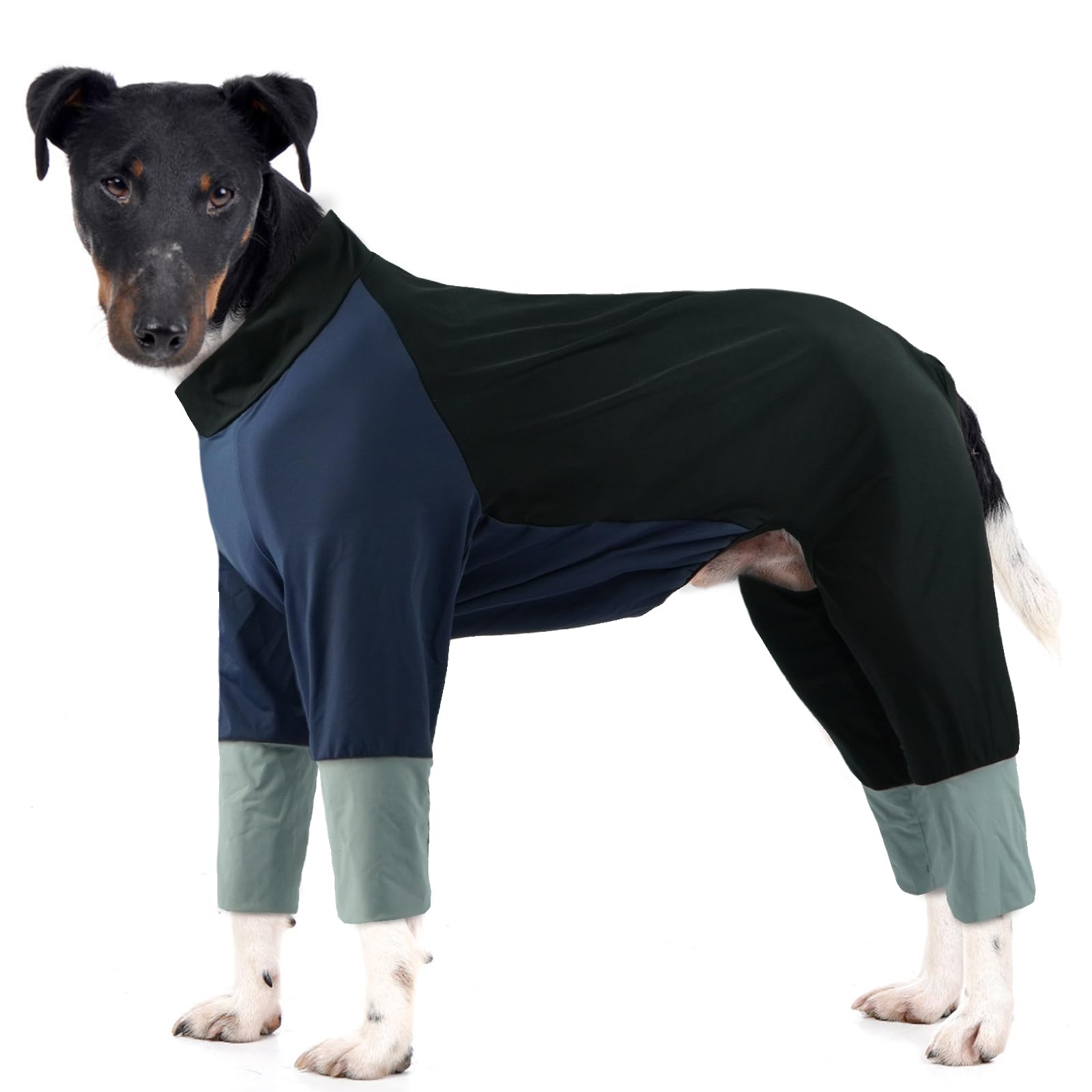 Hjumarayan Dog Onesie Four Leg Full Body Suit, Quick Dry Summer Dog Clothing, Dog Pyjamas with Back Zip