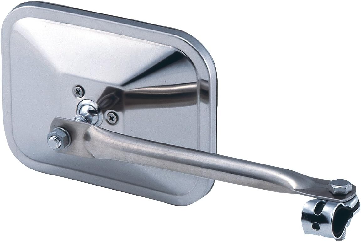 K Source Fit System 4 1/2" x 6" Clamp on Spot Mirror, Convex Auxiliary Mirror for Tow Truck, Trailer, or RV