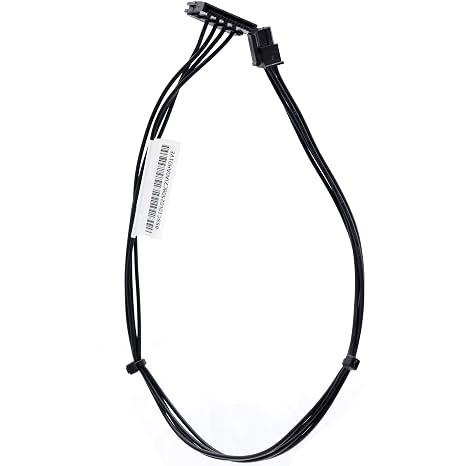 Deal4GO 35cm Mini 4-pin to 1 SATA HDD Power Cable 00XL188 Replacement for Lenovo ThinkCentre M710q M720T M720s M920s 17IAB7 510A-15ABR, Black