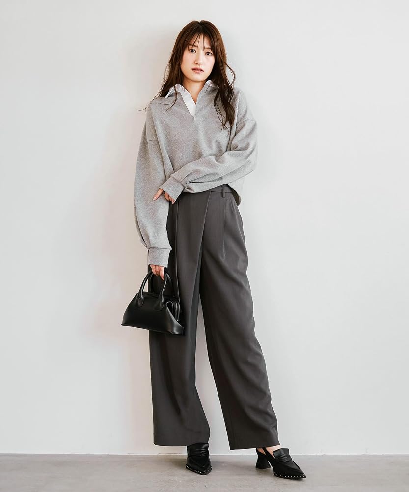 Amazon | COCO DEAL COCODEAL ココディール アシメタックワイドパンツ