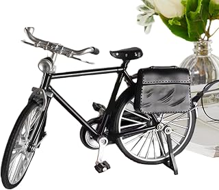 Set Di Montaggio Bici In Miniatura In Lega Di Alluminio Da 52 Pezzi - Kit Modello Di Biciclette Retrò Fai-da-te | Giocattolo Costruzione Meccanico In Metallo Vintage Per Bambini E Adulti, Decorazio