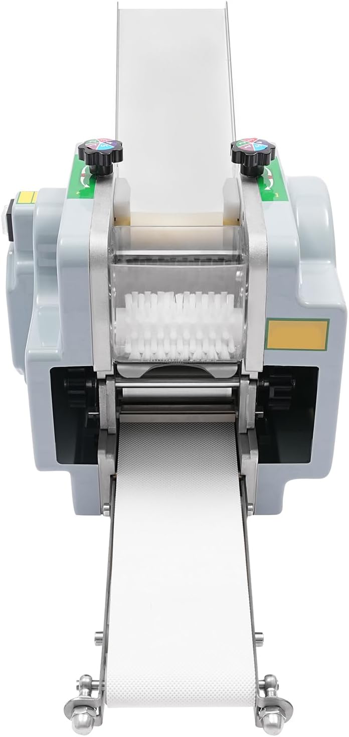Automatic Dumpling Wrapper Maker 140W Electric Dumpling Skin Machine 60 Pieces/Min Empanada Maker DIY Dumpling Mold Set PVC+Stainless Steel, 50-60pcs/Min 9cm Mold (9cm mold)